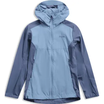 Bergans Women's Rabot Windbreaker Jacket Elemental Blue/granite Blue