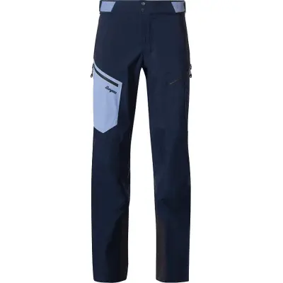 Bergans Women's Tind 3L Shell Pants Navy Blue/Blueberry Milk