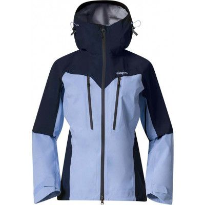 Bergans Women's Tind 3Layer Shell Jacket Blueberry Milk/Navy Blue