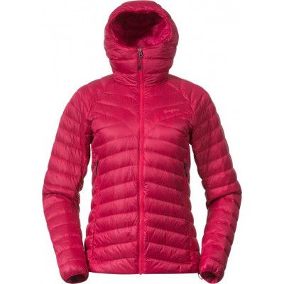 Bergans Women's Tind Light Down Jacket Hood Alpine Rose