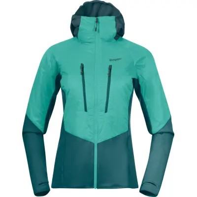 Bergans Women's Tind Light Insulated Jacket  Light Malachite Green/Malachite Green