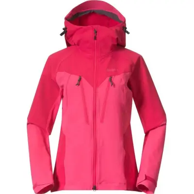 Bergans Women's Tind Softshell Jacket  Light Alpine Rose/Alpine Rose