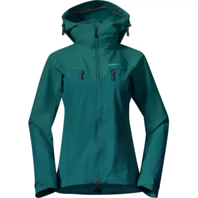 Bergans Women's Tind Softshell Jacket  Malachite Green