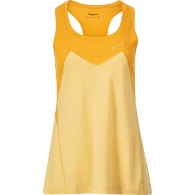 Bergans Women's Tind Wool Top  Buttercup Yellow/Marigold Yellow