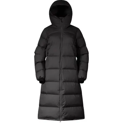 Bergans Women's Urban Down Long Coat Black