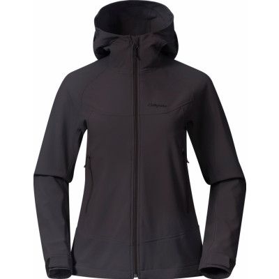 Bergans Women's Vaagaa Softshell Jacket Hood Black