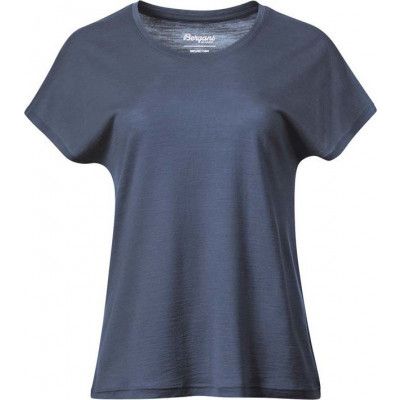 Bergans Women's Whenever Merino Tee Granite Blue