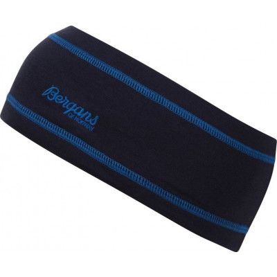 Bergans Juniors' Wool Headband Navy Melange