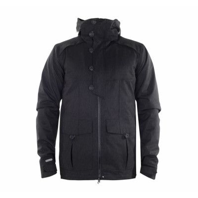 Bjerke 3in1 Jkt, Outer:Black/Inner:Soliddkgrey, Xxl,  Bergans