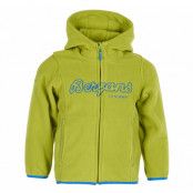 Bryggen Kids Jkt, Lime/Lt Seablue, 110,  Bergans