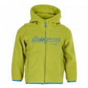 Bryggen Kids Jkt, Lime/Lt Seablue, 92, Bergans