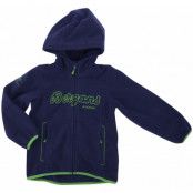 Bryggen Kids Jkt, Navy/Frog, 116,  Bergans