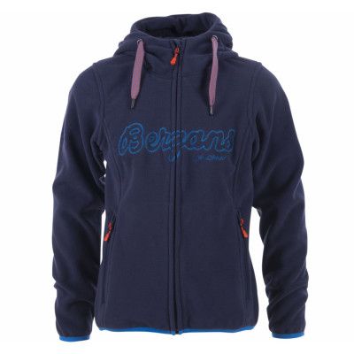 Bryggen Youth Jkt, Navy/Lt Seablue/Koi Orange, 140,  Bergans