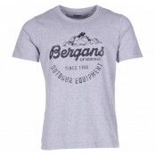 Classic Tee, Grey Mel/Black, M,  Bergans