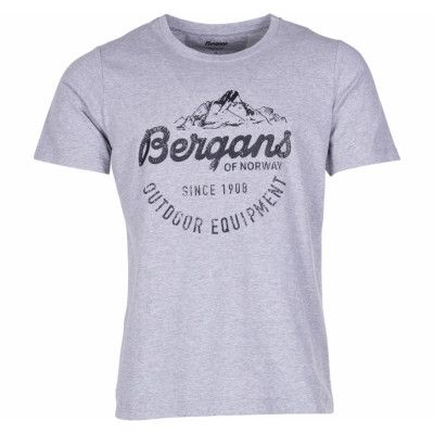 Classic Tee, Grey Mel/Black, M,  Bergans