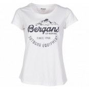 Classic W Tee, White/Dk Navy, L,  Bergans