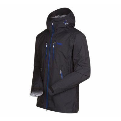 Eidfjord Jkt, Black/Br Cobalt/Alu, L,  Bergans