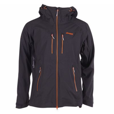 Eidfjord Jkt, Solidcharcoal/Pumpkin/Alu, L,  Bergans