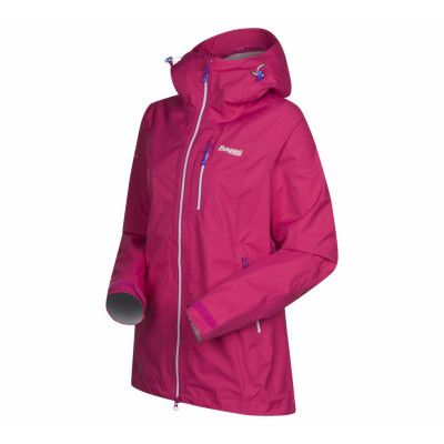 Eidfjord Lady Jkt, Hot Pink/White/Br Cobalt, M,  Bergans