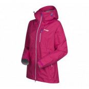 Eidfjord Lady Jkt, Hot Pink/White/Br Cobalt, S,  Bergans