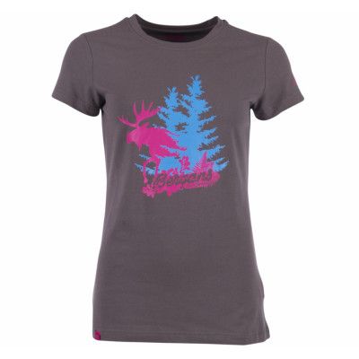 Elk Lady Tee, Clay/Hot Pink, Xs,  Bergans