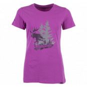 Elk Lady Tee, Pinkrose, S,  Bergans