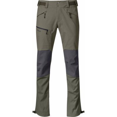 Men's Fjorda Trekking Hybrid Pants Green Mud/Solid Dark Grey