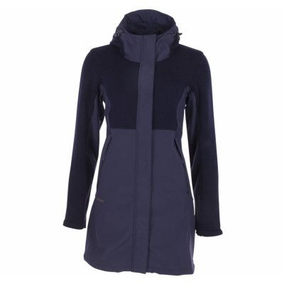 Flora Hybrid Lady Coat, Navy, Xs,  Bergans