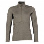 Fløyen Fleece W Half Zip, Khakigreen/Seaweed, L,  Bergans