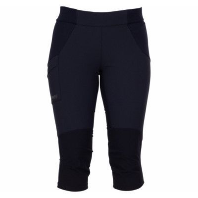Fløyen Tight 3/4 W Pnt, Black/Solidcharcoal, Xl,  Bergans