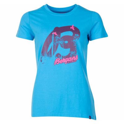 Forest Lady Tee, Br Seablue, Xl,  Bergans