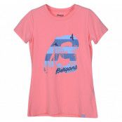 Forest Lady Tee, Palecoral/Summerblue/Navy, L,  Bergans