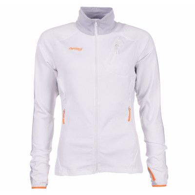 Galdebergtind Lady Jkt, White/Alu/Pumpkin, L,  Bergans