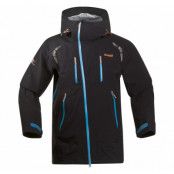 Glittertind Jkt, Black/Br Seablue/Pumpkin, L,  Bergans