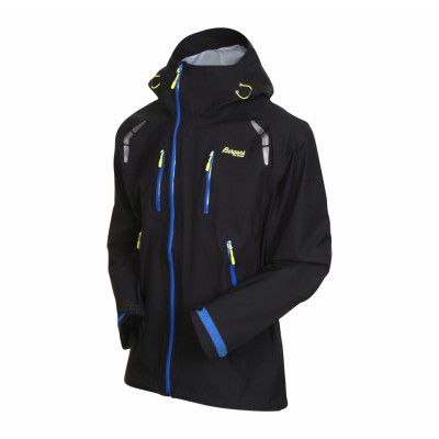 Glittertind Jkt, Black/Ocean/Citrus, Xxl,  Bergans