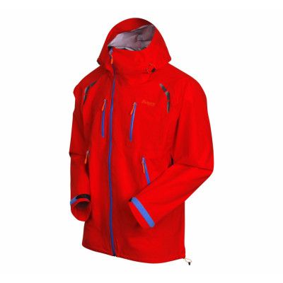 Glittertind Jkt, Br Red/Royalblue/Orange, L,  Bergans
