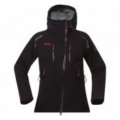 Glittertind Lady Jkt, Black/Plum/Hot Pink, S,  Bergans