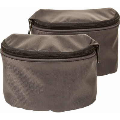 Bergans Hip Belt Pocket 2-pack Solid Charcoal