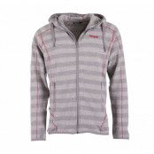 Humle Jkt, Grey Striped/Red, S, Bergans