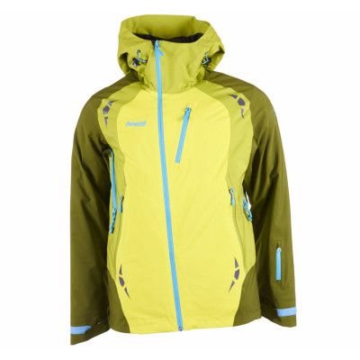 Isogaisa Ins Jkt, Citrus/Green Tea/Br Seablue, S,  Bergans