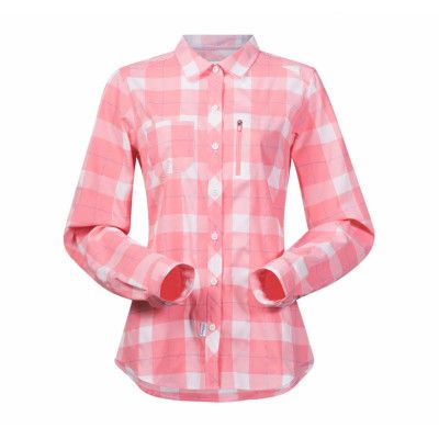Jondal Lady Shirt Ls, Palecoral/White Check, Xs,  Bergans