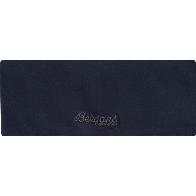 Bergans Junors' Cotton Headband Navy Blue/Solid Dark Grey