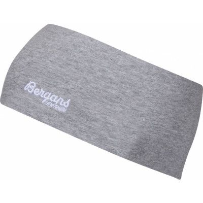 Bergans Kids' Cotton Headband Grey Melange