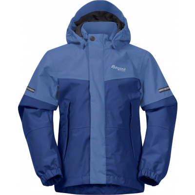 Bergans Kids' Lilletind Jacket Dark Riviera Blue/Riviera Blue
