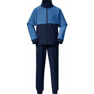 Bergans Kids' Smådøl V5 Longzip Set Navy Blue/Riviera Blue