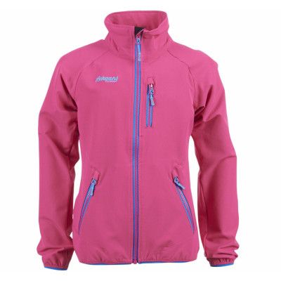 Kjerag Youth Girl Jkt, Hot Pink/Lt Seablue/Br Seablue, 164,  Bergans