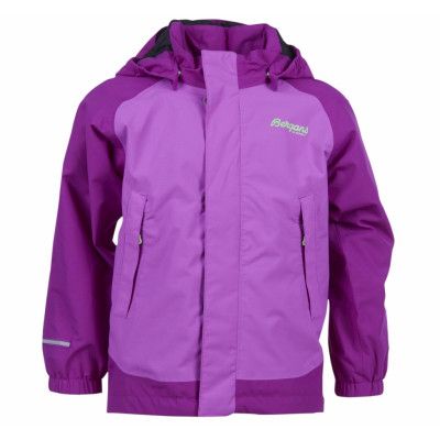 Knatten Kids Jkt, Heatherpurple/Dk Heather, 122,  Bergans