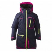 Knyken Ins Youth Girl Jkt, Navy/Hot Pink/Citrus, 152,  Bergans