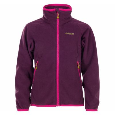 Lunner Youth Girl Jkt, Plum/Hot Pink/Lime, 128,  Bergans