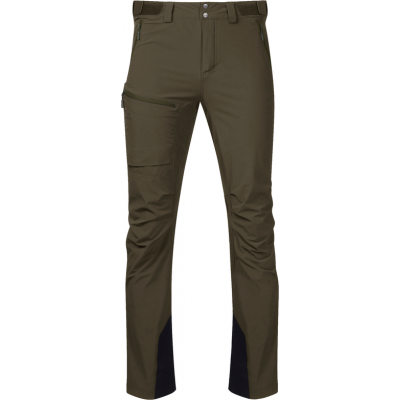 Bergans Men's Breheimen Softshell Pants Dark Green Mud